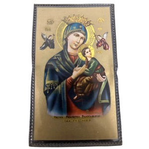 Prayer to our Mother of Perpetual Help Prayer Card (Vintage)