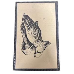Footprints Prayer Card (Vintage)