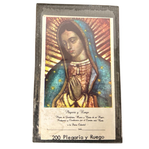 Virgen de Guadalupe Prayer Card (Vintage)