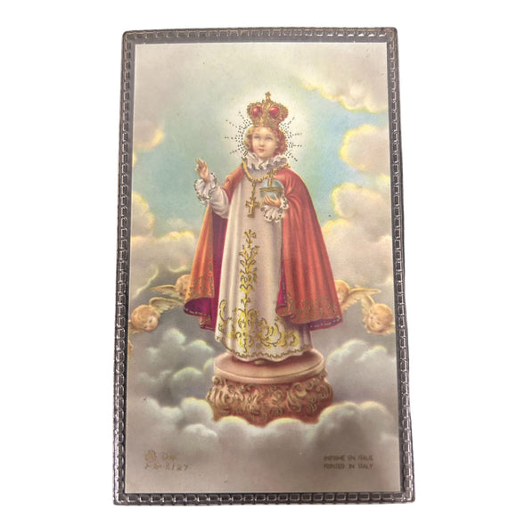 De Las Nueve Horas Prayer Card (Vintage)