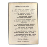 Bautismo de Cristo Prayer Card (Vintage)