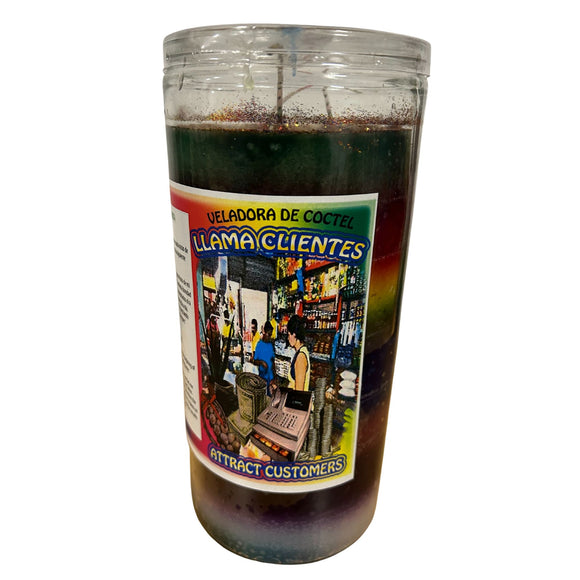 Jumbo Attract Customers 14 day Fixed Candle / Jumbo Veladora Preparada Llama Clientes