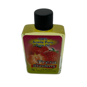 100% Pure Strawberry Extract Oil / Aciete Puro de Extracto de Fresa