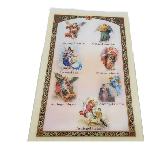 7 Archangels Prayer Card