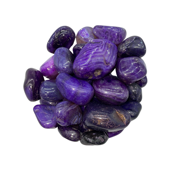 Purple Agate Tumbled Stone