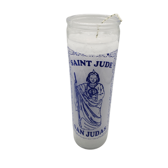 Saint Jude White Ritual candle / San Judas Veladora Blanco