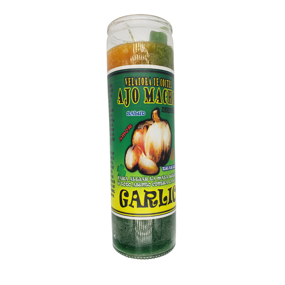 Ajo Macho veladora preparada / Garlic prepared candle