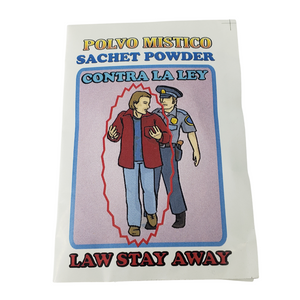 Law Stay Away Sachet Powder / Contra La Ley Polvo Mistico