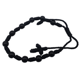 Cross protection bracelet black (Adult Size)