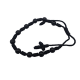 Cross protection bracelet black (Adult Size)