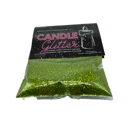 Green Candle Glitter