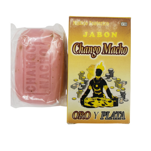 CHANGO MACHO SOAP / JABON CHANGO MACHO ORO Y PLATA