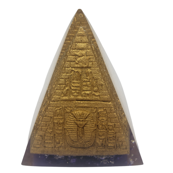 Golden Egyptian Pyramid