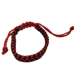 Red and Black Protection bracelet plain (Adult Size)