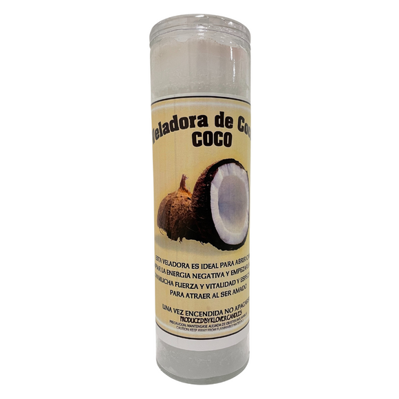 Coco Prepared  Candle / Coco Veladora Preparada
