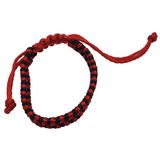 Red and Black Protection bracelet plain (Adult Size)