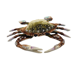 Bejeweled Crab Jewelry Box