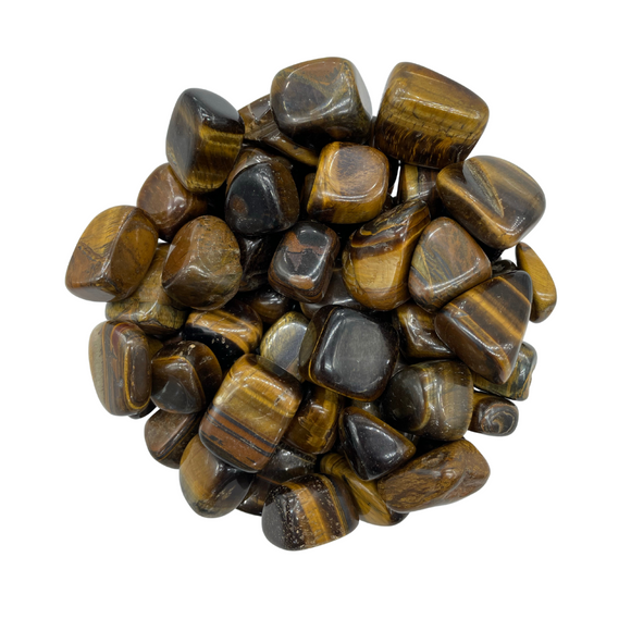 Tiger’s Eye Cube Stone 3 Pack