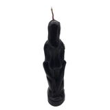 Woman Figure Black Candle 8'