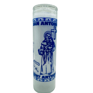 San Antonio Veladora Blanca / Saint Anthony White Candle