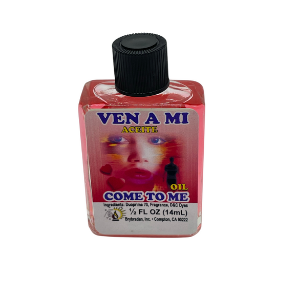 Aciete Ven A Mi / Come To me Oil 1/2 fl oz Bottle