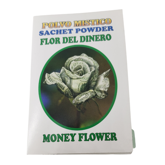 Money Flower Sachet Powder / Flor Del Dinero Polvo Mistico