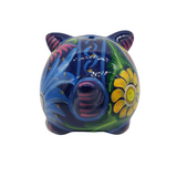 Hand Painted Piggy Bank  / Imported (Peru)