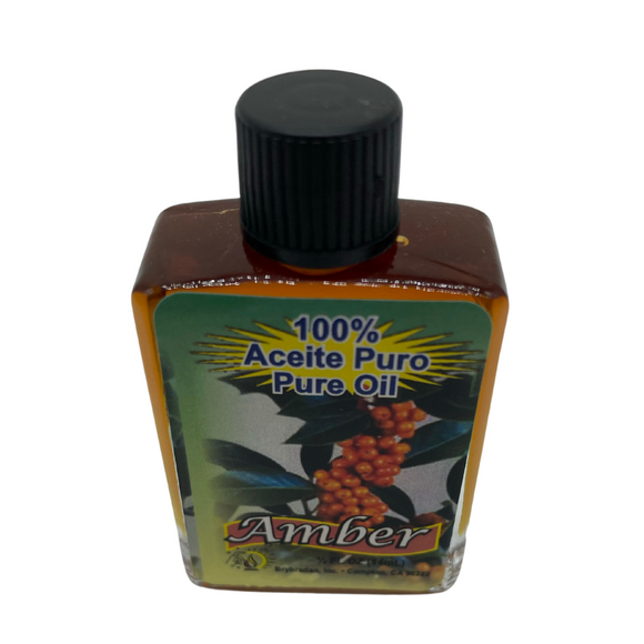 100 % Pure Amber Extract Oil / Aciete Puro de Amber