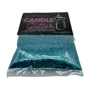Blue Candle Glitter
