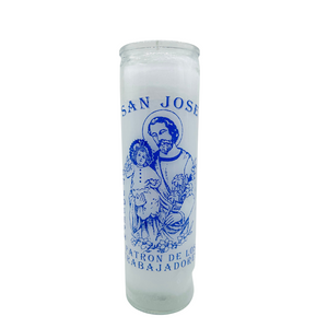 San Jose Veladora Blanca / Saint Jose White Candle
