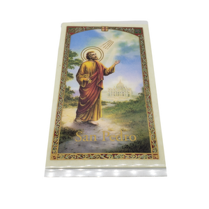 San Pedro Prayer Card