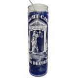 Court Case Blue Ritual Candle / Caso De Corte Veladora Azul