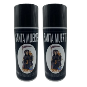 Santa Muerte Black Aerosol Spray 2 pack