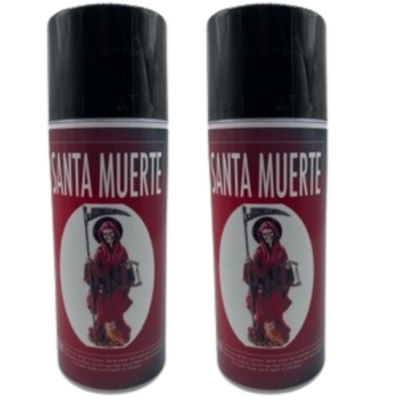 Santa Muerte Red Aerosol Spray 2 Pack