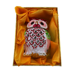 Bejeweled Owl Ornament / Jewelry Box