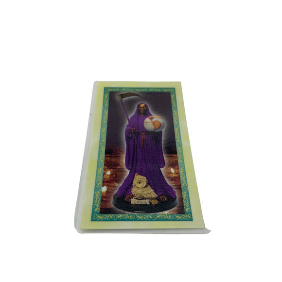 Oracion A La Santa Muerte De La Salud Prayer Card