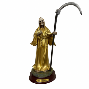 Gold 9’ Holy Death Statue / 9’ Santa Muerte de Oro