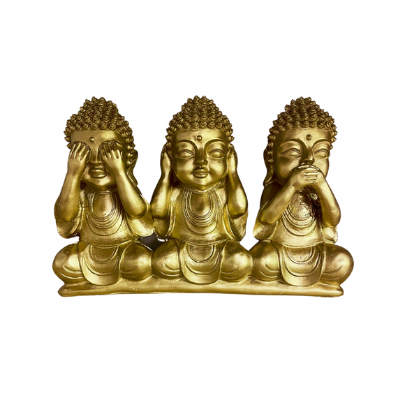 3 Wise Buddha Statue