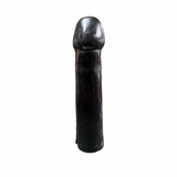 Male Part Figure Candle Black/ Figura de parte del hombre en Negro 8 inch