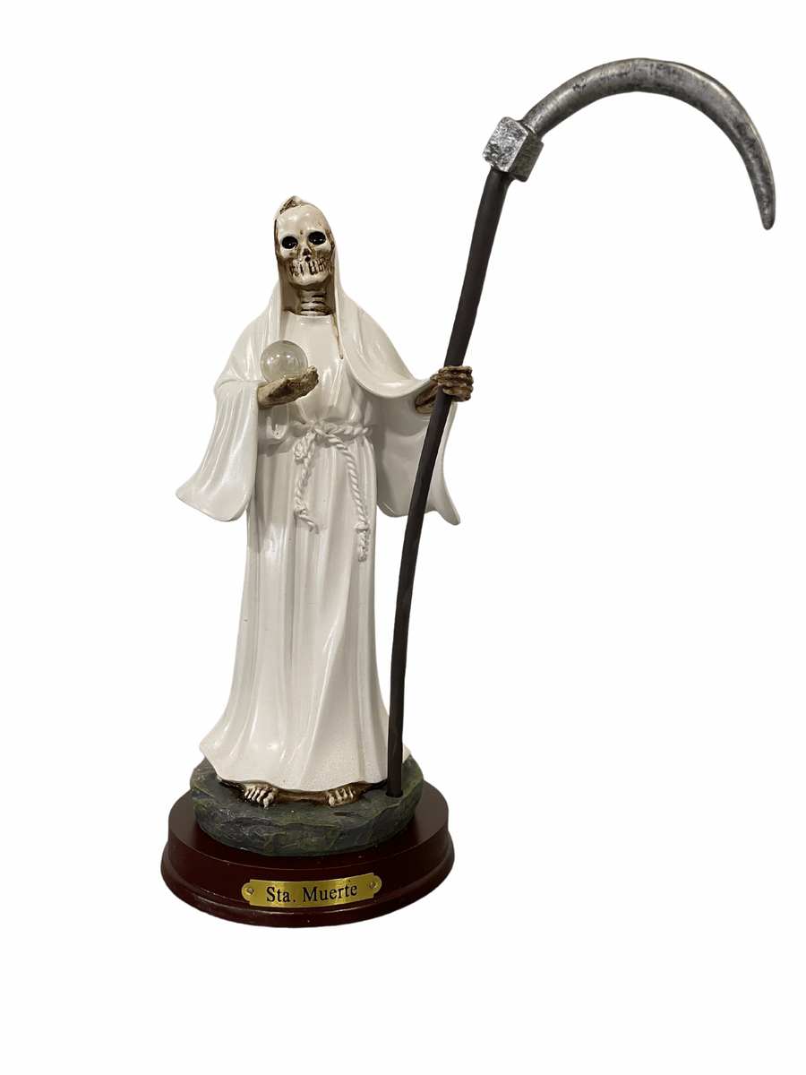 White Santa Muerte 9’ Statue