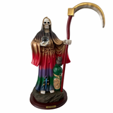 anta Muerte 7 Color Statue 17" Inch – Seven Powers / 7 Potencias Spiritual Altar Figure