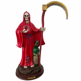 Santa Muerte Red Statue 17' Inch – La Santa Muerte Roja Spiritual Altar Figure for Love & Attraction